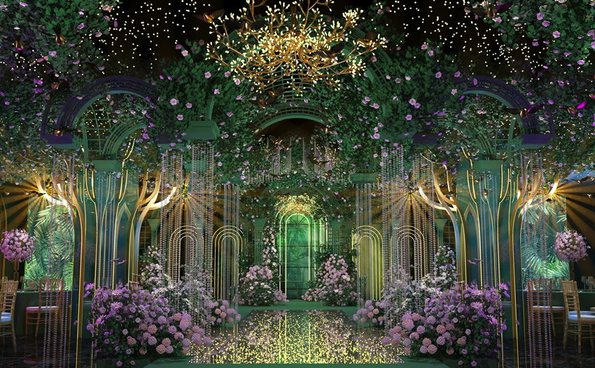 五常奇妙森林婚礼堂效果展示